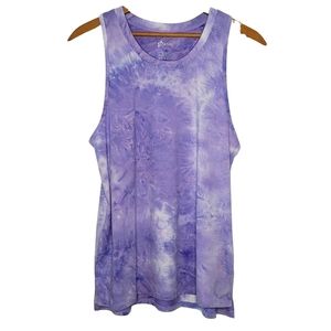NWT Lavender Tie Dye Athletic Yoga Tank Top